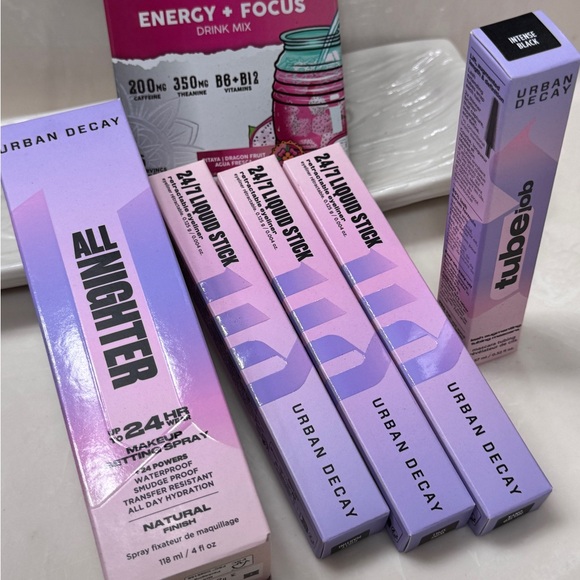 Urban Decay Makeup Bundle All Nighter Spray + 24/7 Liners + Mascara NEW - Picture 4 of 7